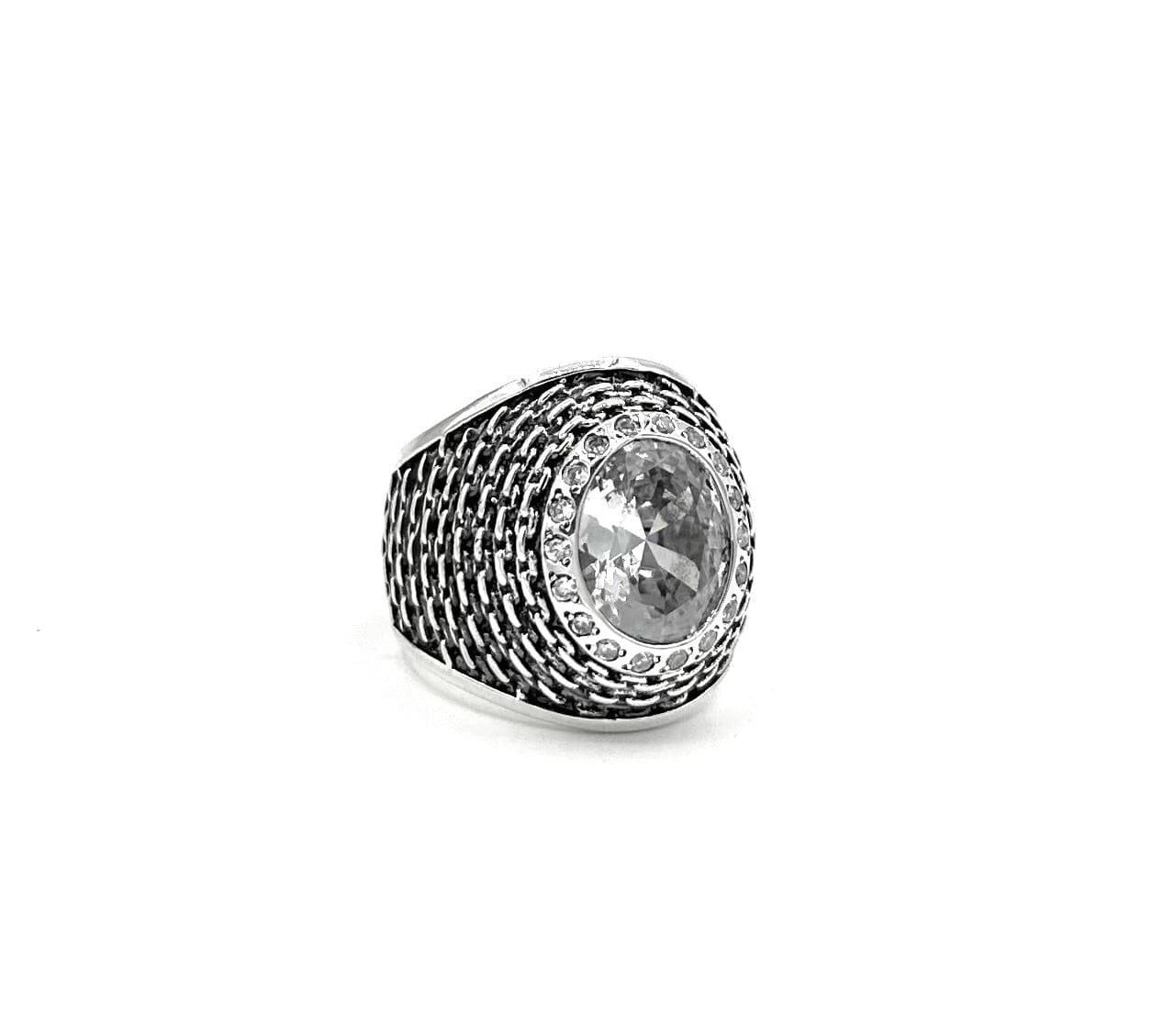 The Unchained Ring pm rings Precious Metals Sterling Silver .925 7 White