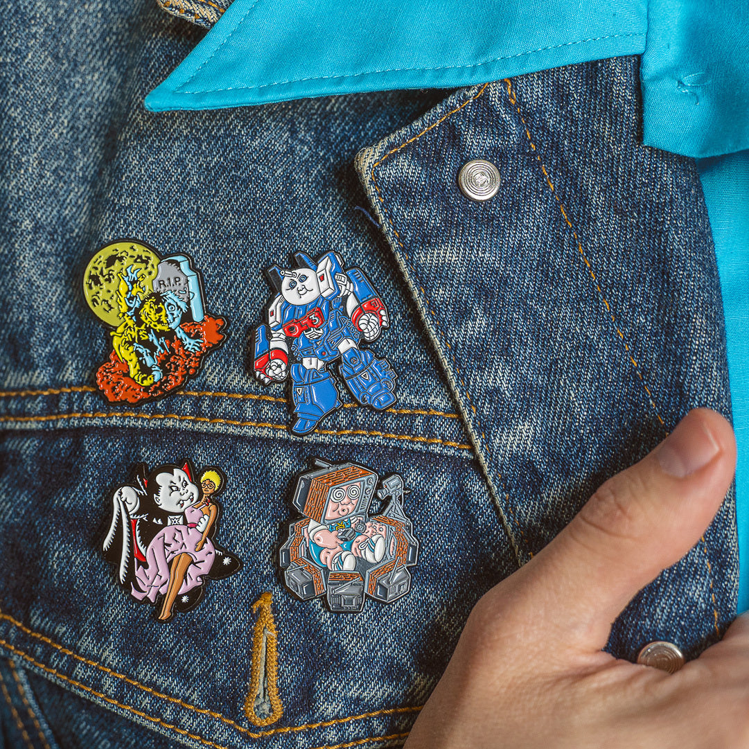 Garbage Pail Kids Dead Ted Enamel Pin Enamel Pin Garbage Pail Kids