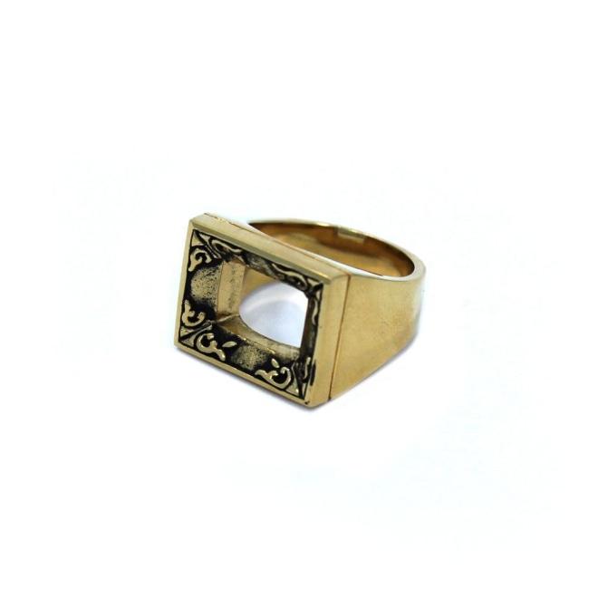 Baby Frame Ring Vermeil / 9 Pm Rings