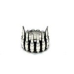 front of the Bullets Ring in silver from the han cholo precious metal collection