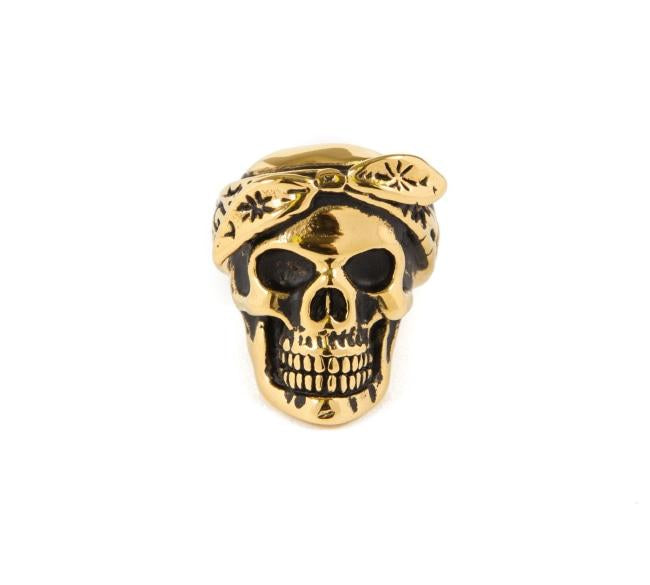 front of the Cali Love Ring in gold from the han cholo music collection