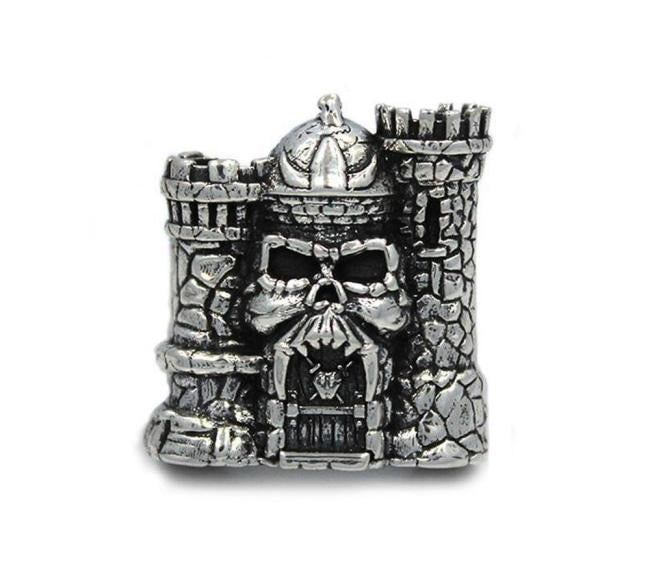 front of the Castle grayskull ring from the masters of the universe jewelry collection