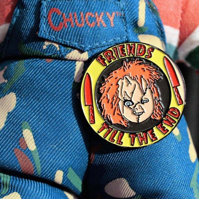 Chucky Friends Till The End Enamel Pin