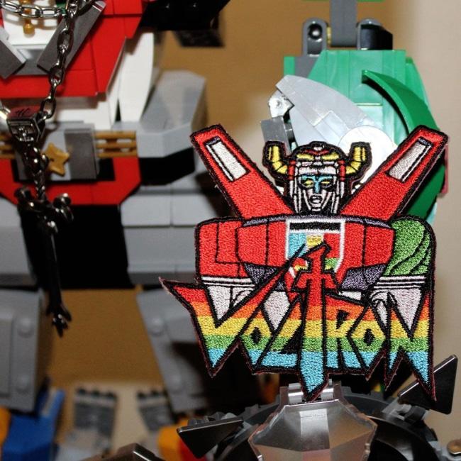 Classic Voltron Patch, voltron patch, voltron pin, voltron accessory, voltron sticker, voltron pins