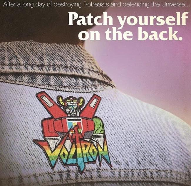 Classic Voltron Patch, voltron patch, voltron pin, voltron accessory, voltron sticker, voltron pins