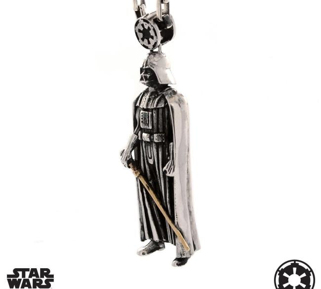 left side of the darth vader Pendant from the han cholo star wars collection