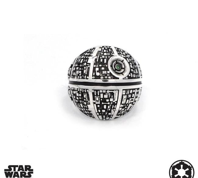 Death Star Ring Sterling .925 / 9 Pm Rings
