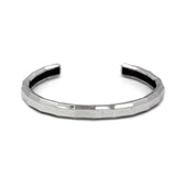 Faceted Bangle Sterling .925 / One Size Pm Bracelets