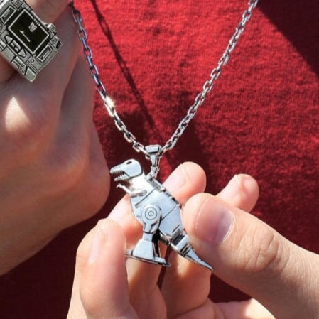 Grimlock Pendant, Dinobot Pendant,Transformers Jewelry,Transformers Necklace,Generation 1