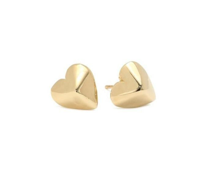 Heart Stud Earrings Vermeil / 4Mm Pm Earrings