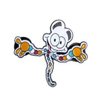 mr dna jurassic park, jurassic world mr dna, mr dan enamel pin