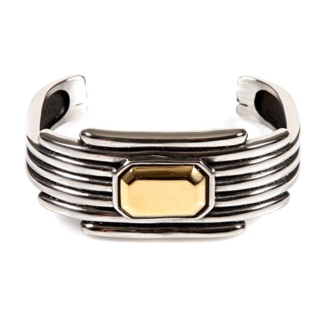 Levelz Cuff Silver Ss Bracelets