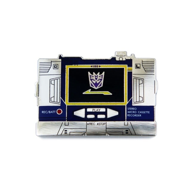 Soundwave Cassette Player Enamel Pin