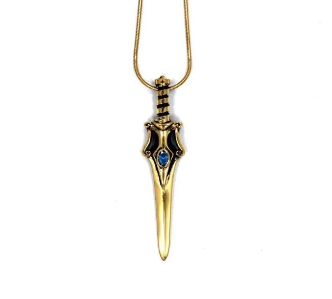 Sword Of Protection Pendant Vermeil / 18 Pm Necklaces