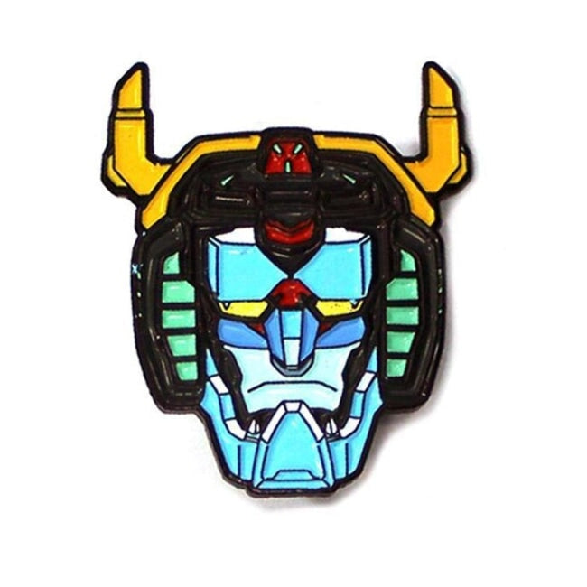 Voltron Head Enamel Pin