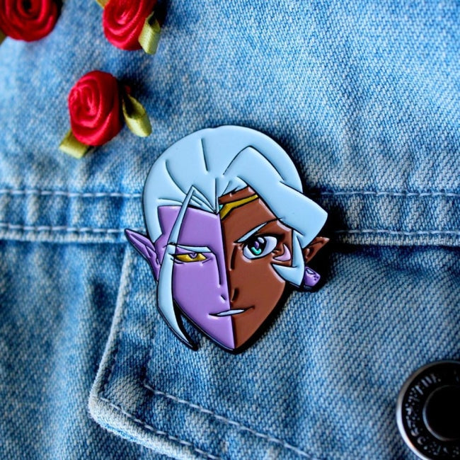 Voltron Legendary Defender Lotor, allura pin, princess allura pin, princess allura enamel pin