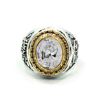 His No Class Ring pm rings Precious Metals 2-Tone 9 White