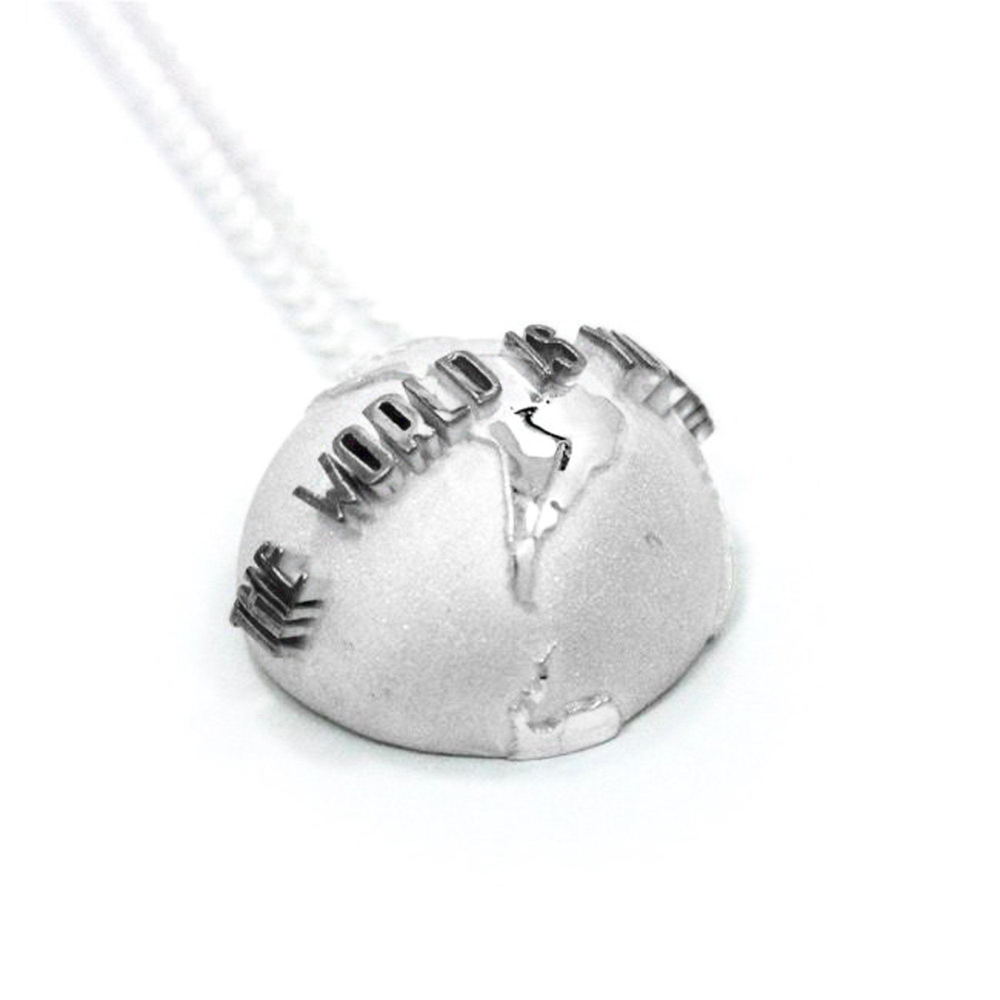 The World is Yours Pendant pm necklaces Precious Metals