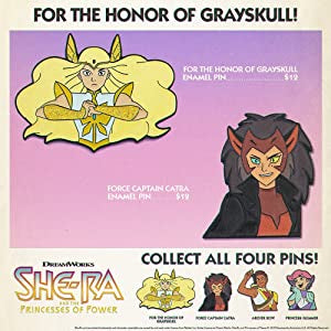 Force Captain Catra, Leader of the Horde with She-Ra Princess of Power For the Honor of Grayskull. 