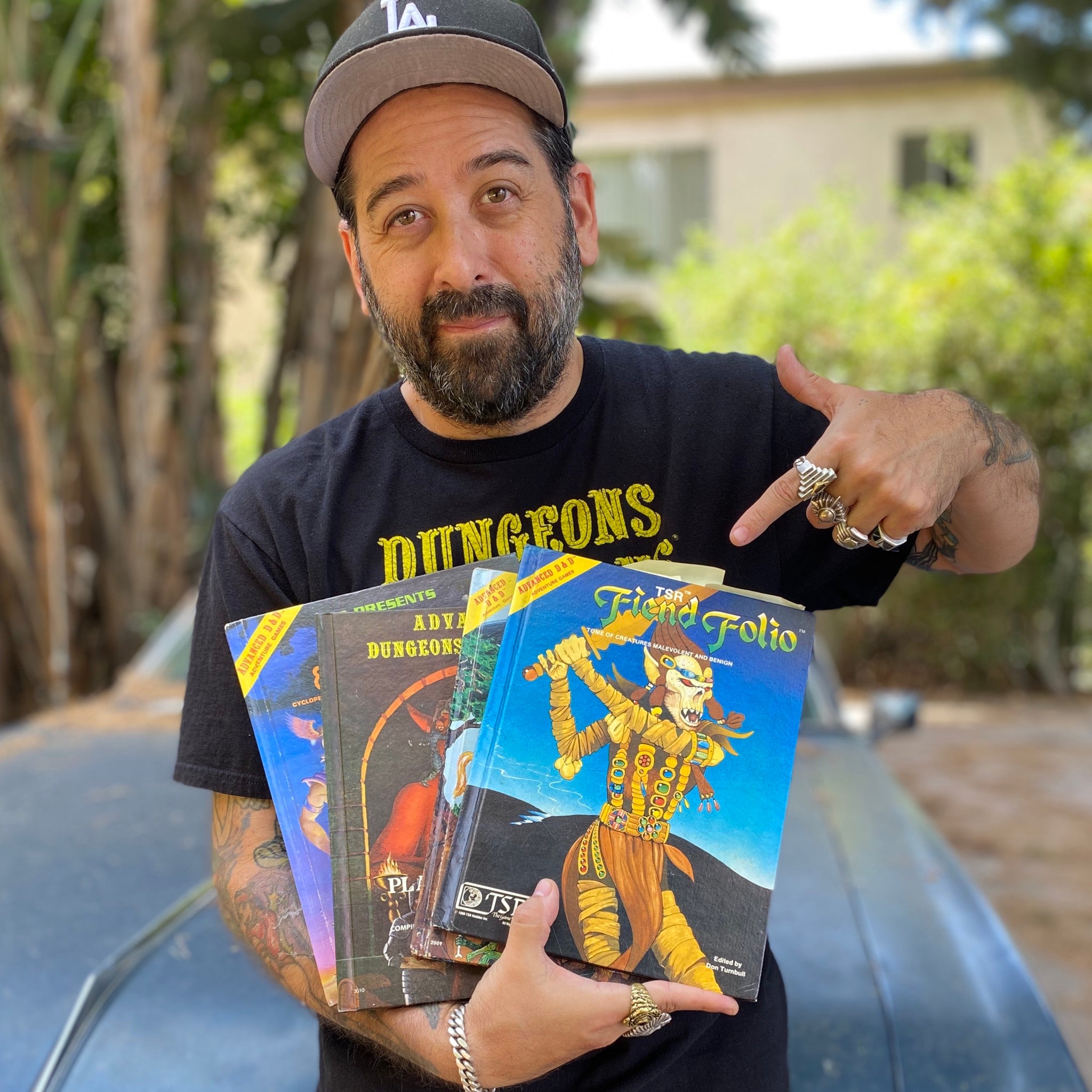 Brandon Schoolhouse D&D TSR player Handbook with Dragon Jewelry Inspiration for dungeons and dragons
