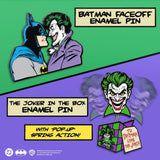 THE JOKER IN THE BOX ENAMEL PIN Enamel Pin Batman Core 
