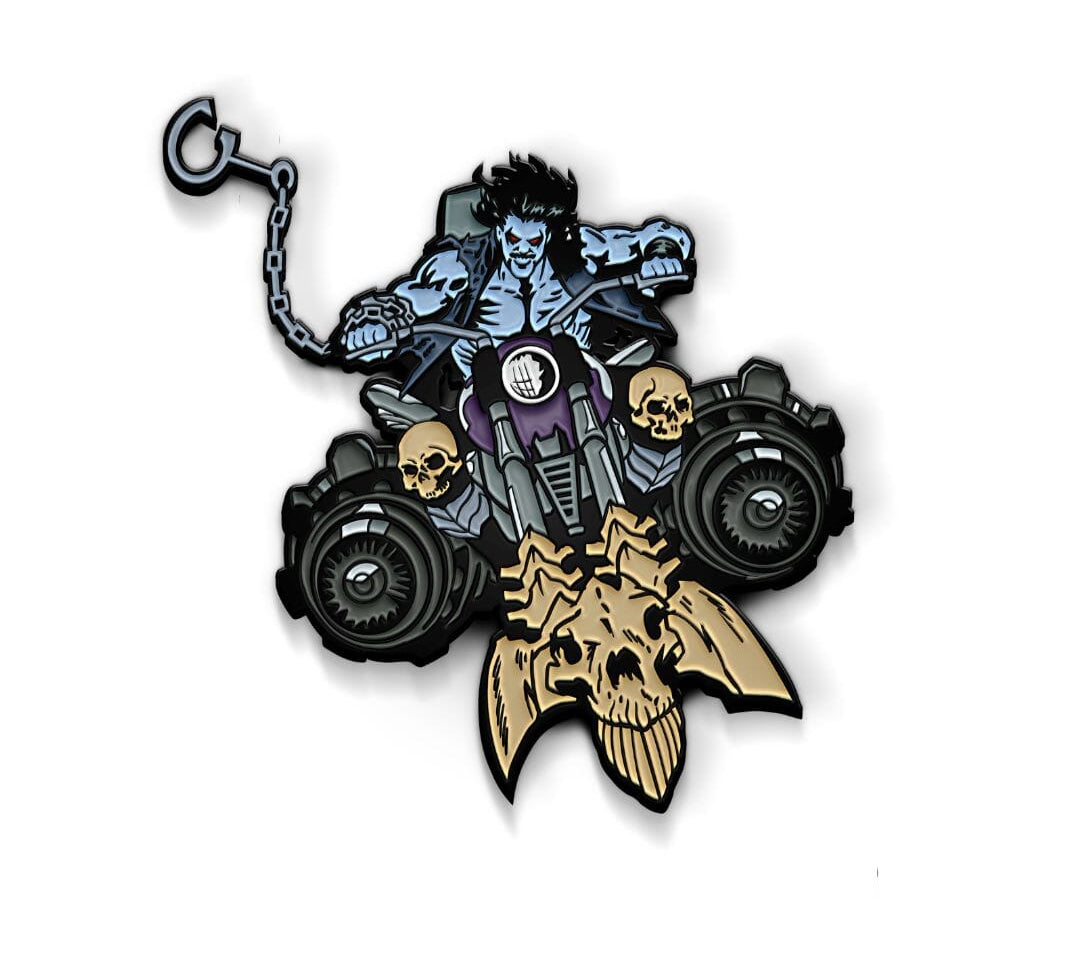 Space Hog Mayhem Enamel Pin Enamel Pin Justice League 