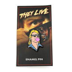 They Live Nada Bubble gum Pin on Card front