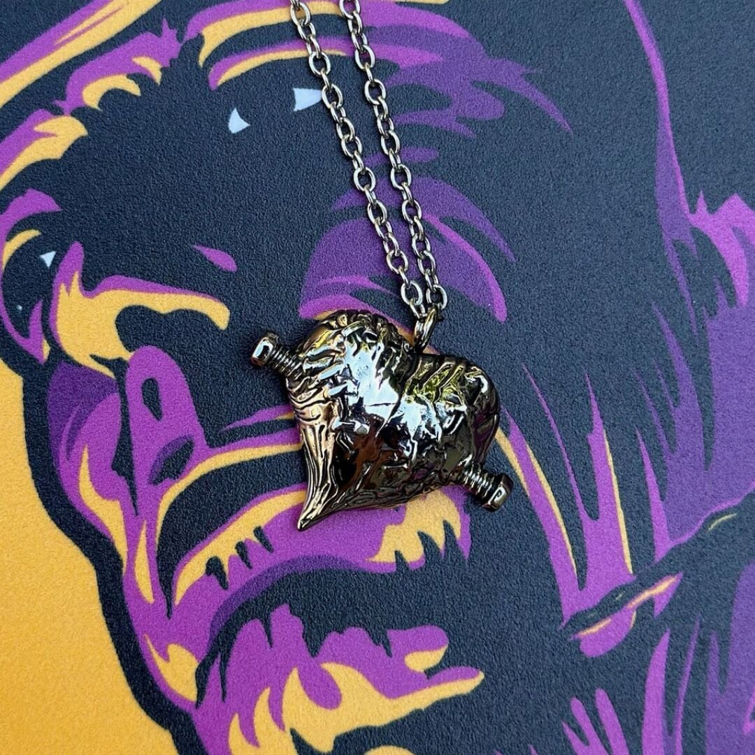 Universal monsters necklace, frankenstein necklace, bride of frankenstein