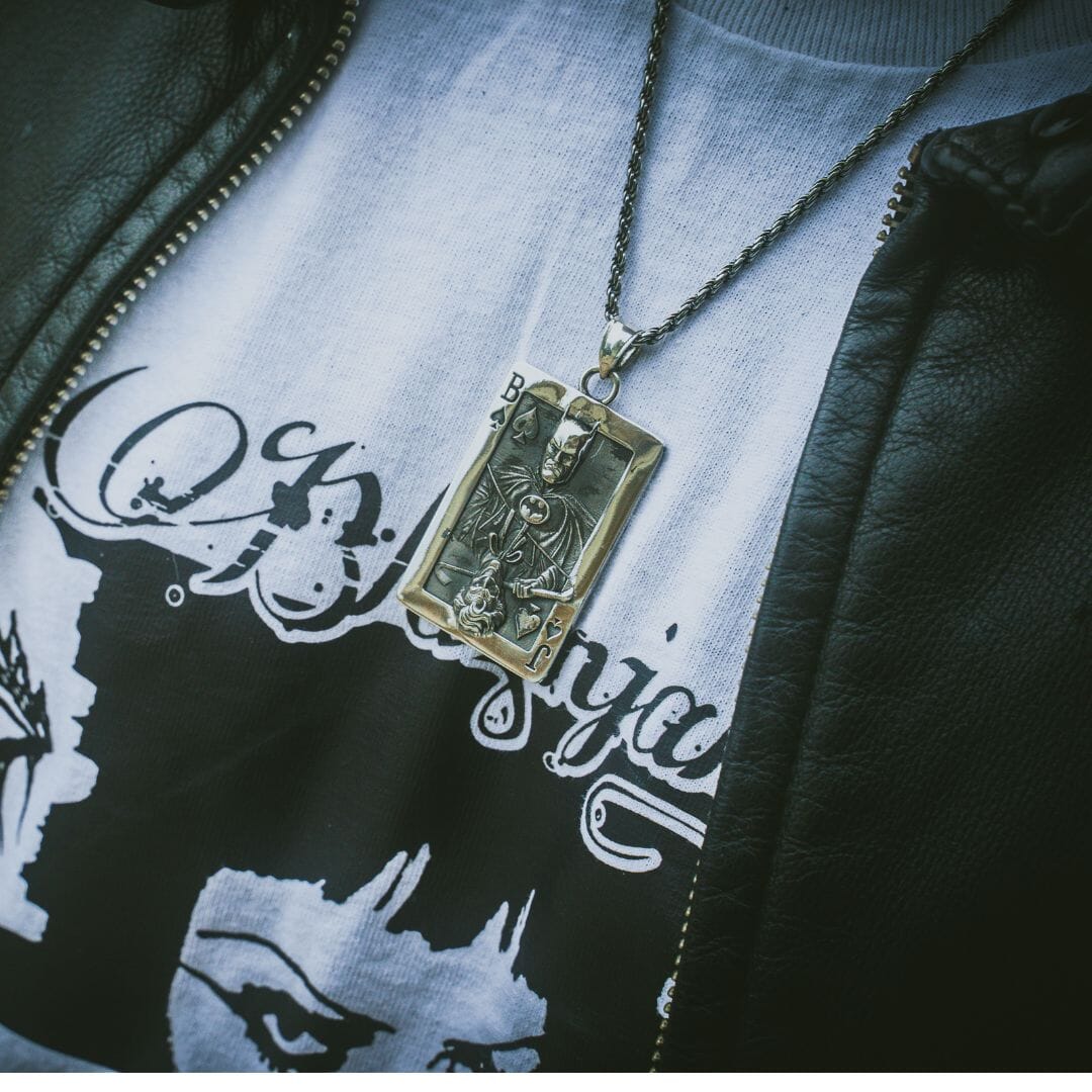 The Joker Playing Card Necklace ss necklace Batman Core 