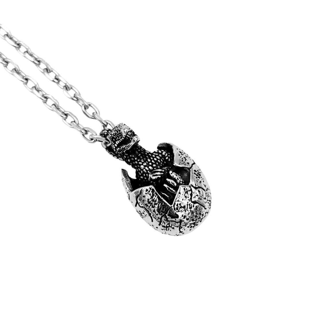 jurassic park necklace, dinosaur necklace, dino egg 