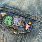 They Live Pins with Masters of the Universe Pins