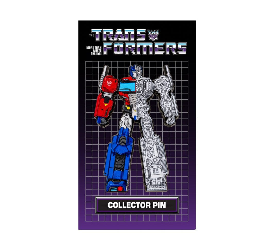 Optimus Prime X-Ray Pin in Transformers packaging