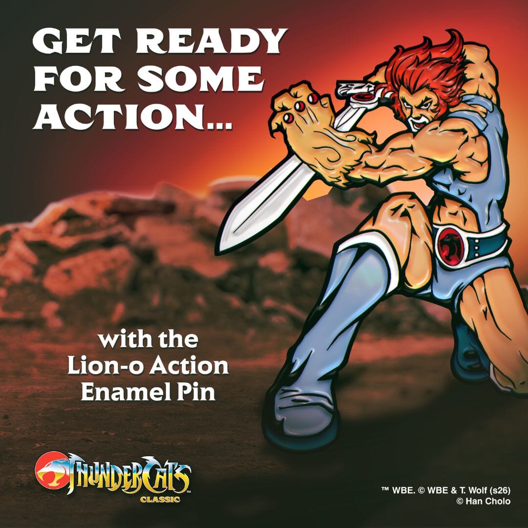 Lion-O Action Pin Enamel Pin thundercats 