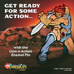 Lion-O Action Pin Enamel Pin thundercats 