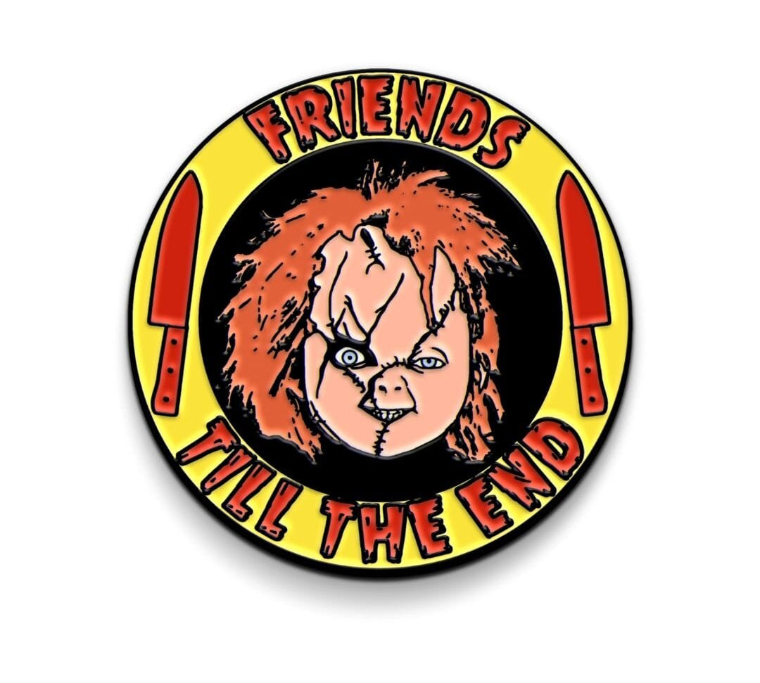 Chucky Friends Till The End Enamel Pin Enamel Pin CHUCKY 