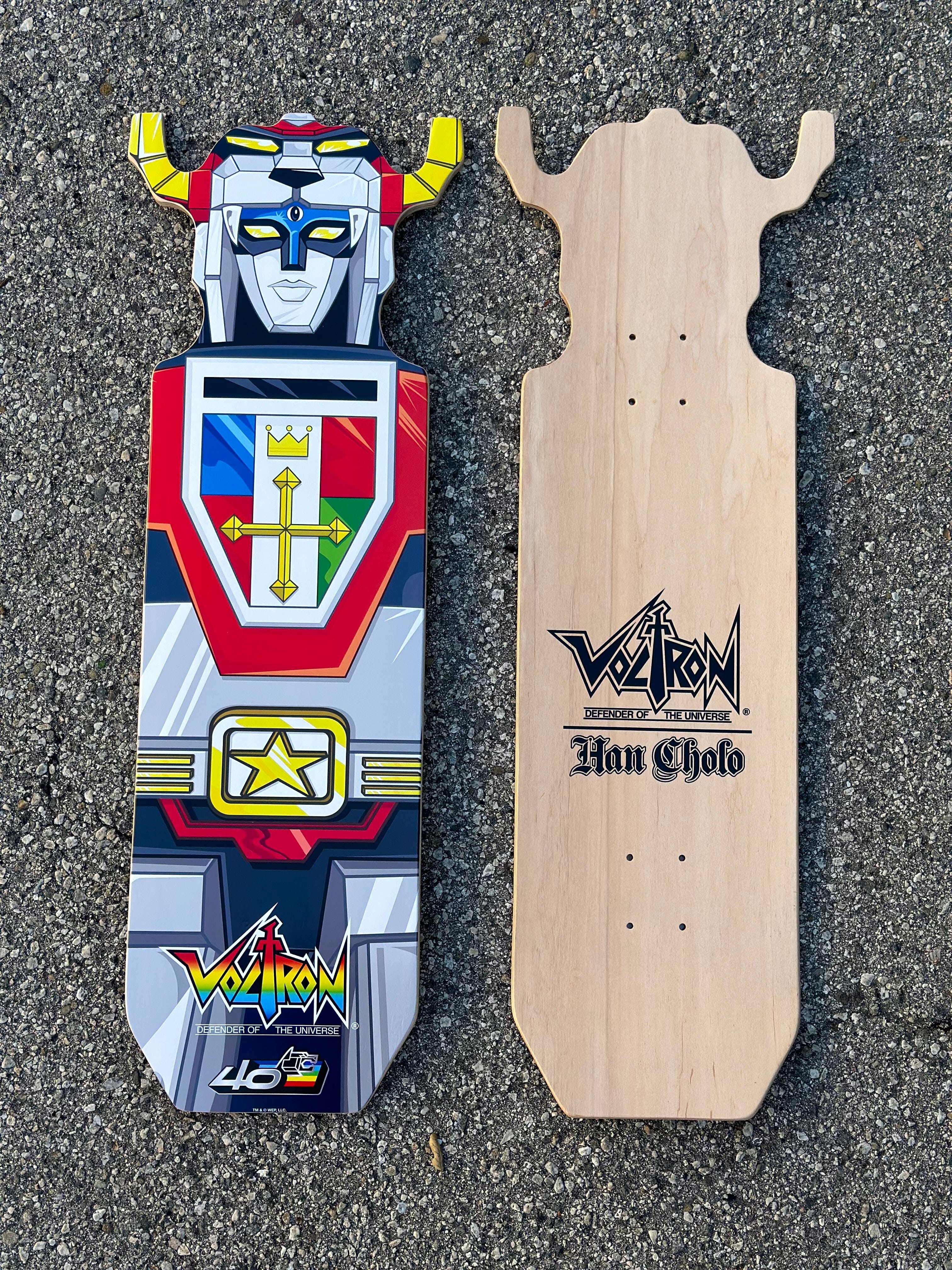 40TH ANNIVERSARY VOLTRON SKATEBOARD DECK / SDCC 2024 EXCLUSIVE Skateboard HAN CHOLO 