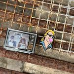 Nada Bubble Gum Pin with They Live TV Pin