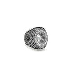 The Unchained Ring pm rings Precious Metals Sterling Silver .925 7 White