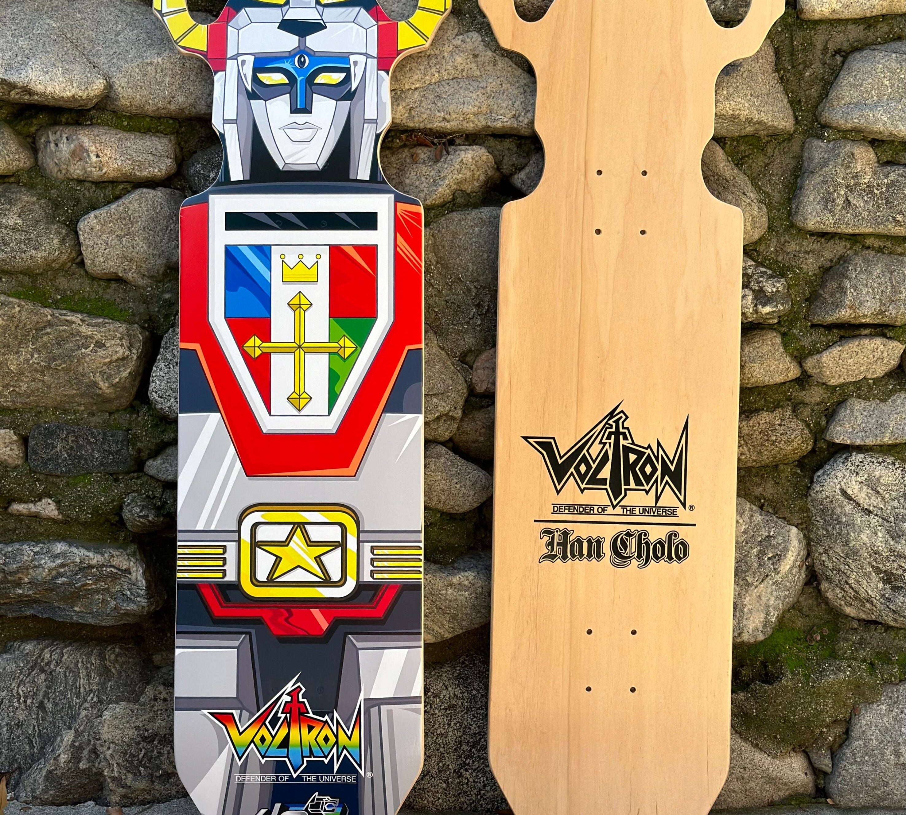 40TH ANNIVERSARY VOLTRON SKATEBOARD DECK / SDCC 2024 EXCLUSIVE Skateboard HAN CHOLO 