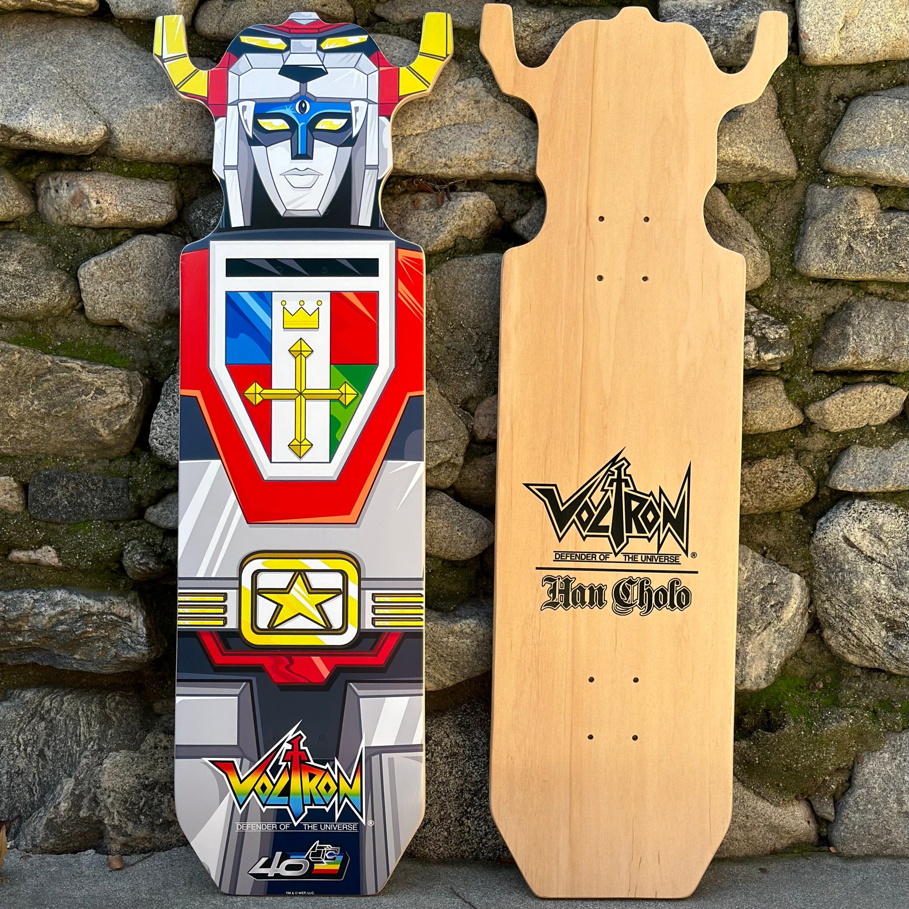 40TH ANNIVERSARY VOLTRON SKATEBOARD DECK / SDCC 2024 EXCLUSIVE Skateboard HAN CHOLO 