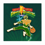 Power Rangers Green Ranger enamel pin with glow-in-the-dark pumpkin