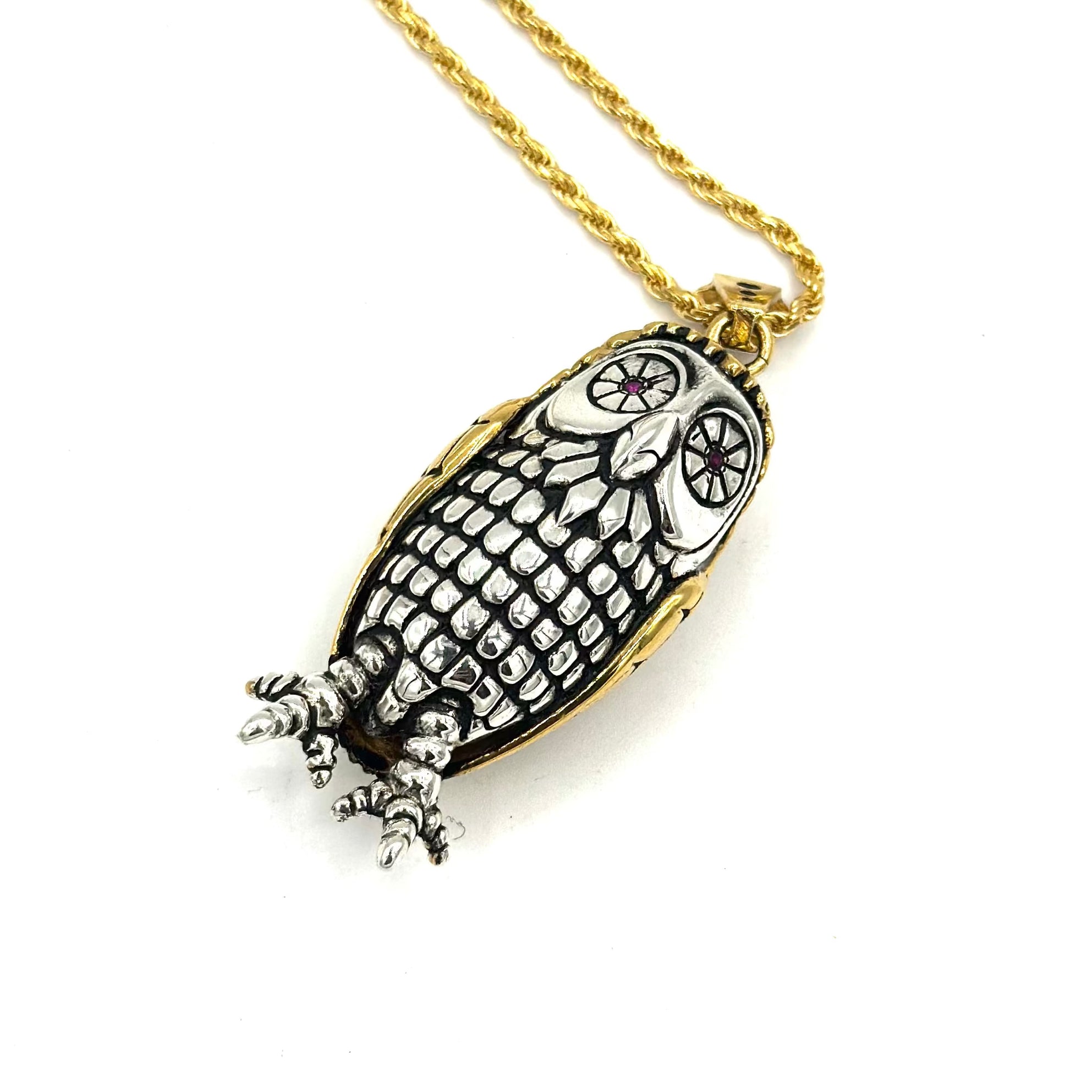 Bobo Owl Necklace pm necklaces Precious Metals 