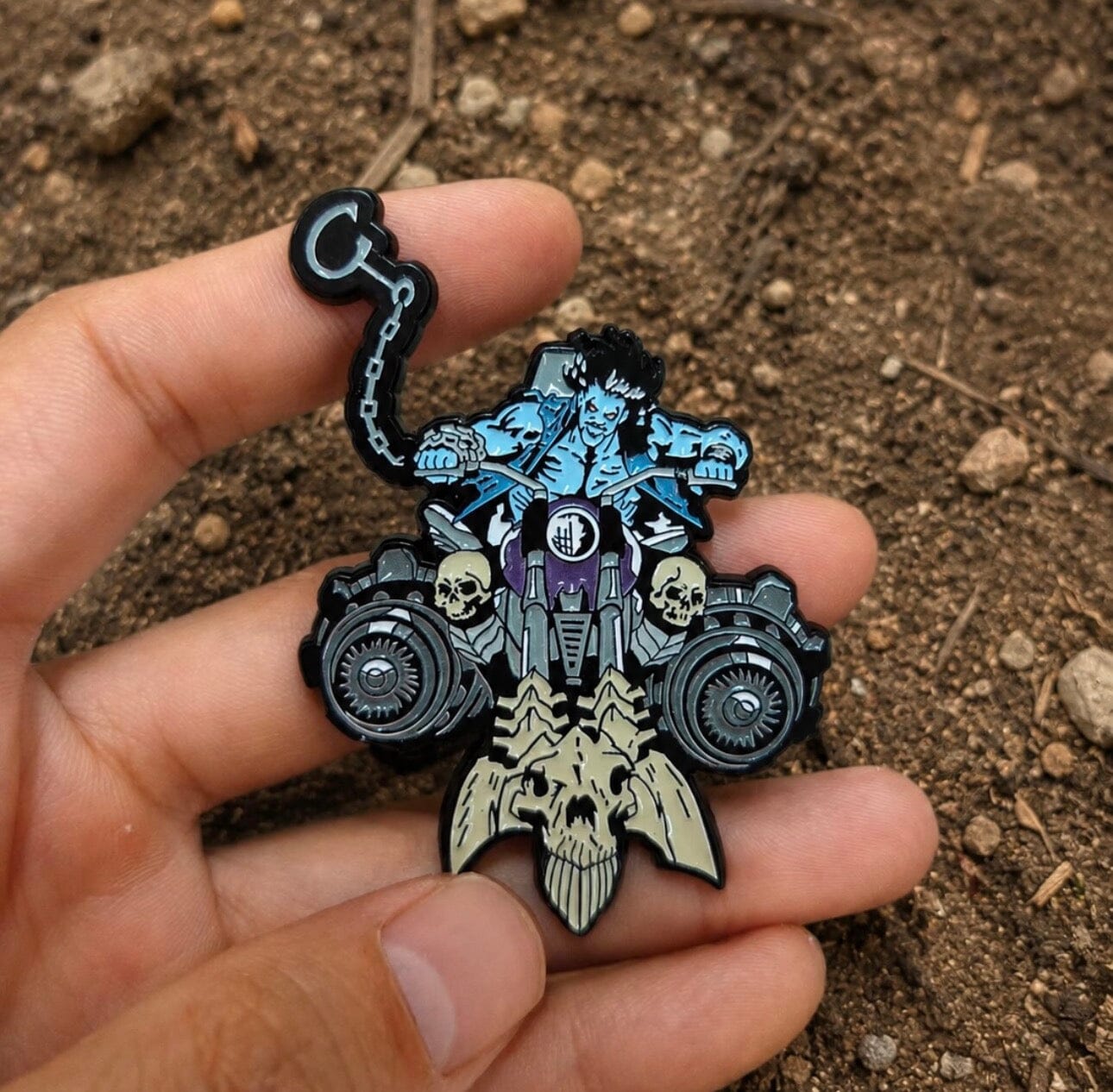 Space Hog Mayhem Enamel Pin Enamel Pin Justice League 