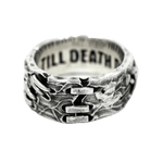His Till Death Do Us Part Ring ss rings Universal Monsters Silver 10 
