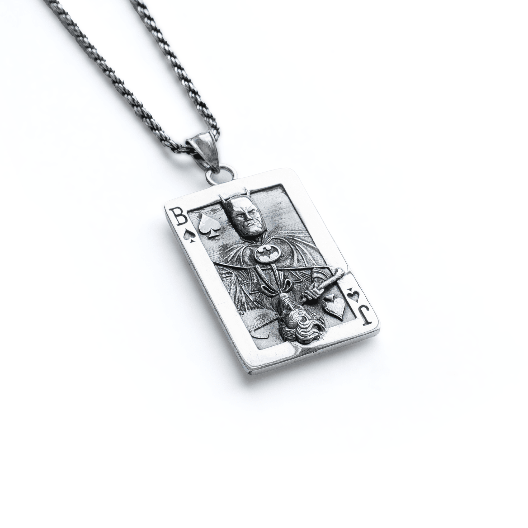 The Joker Playing Card Necklace ss necklace Batman Core 
