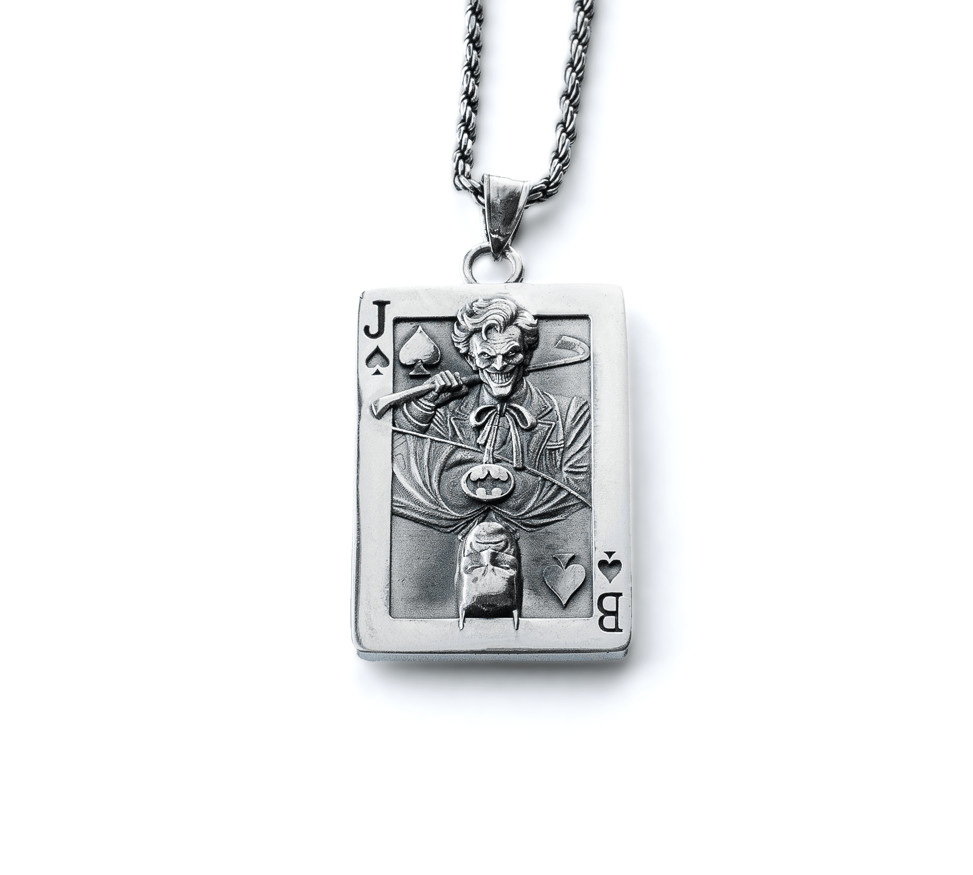 The Joker Playing Card Necklace ss necklace Batman Core 