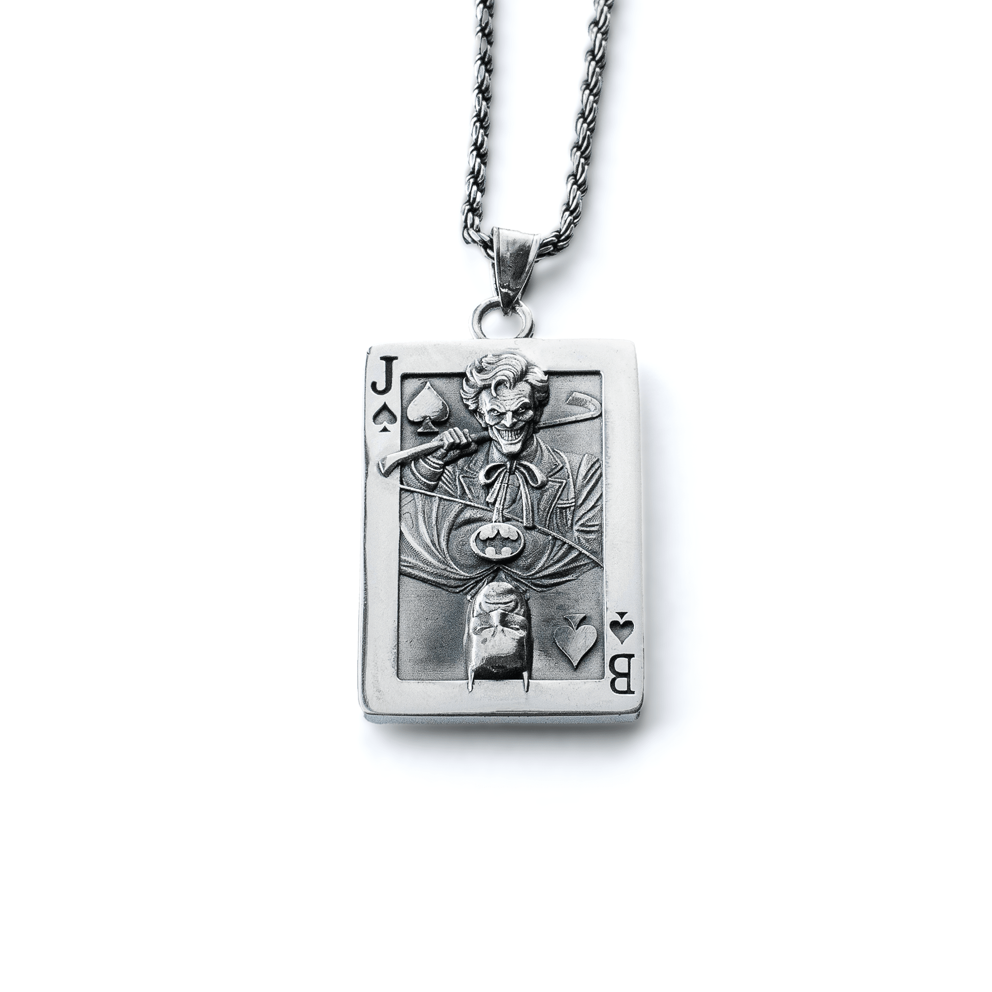 The Joker Playing Card Necklace ss necklace Batman Core 