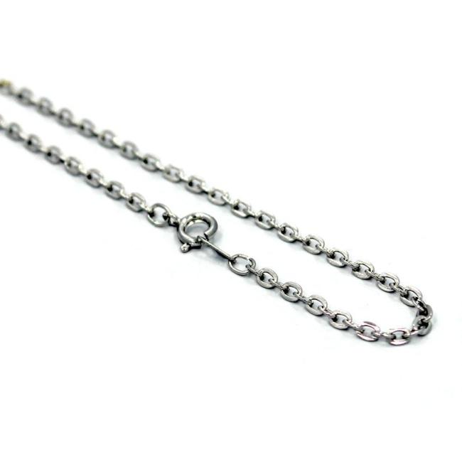 1Mm Cable Chain Silver / 24 Ss Necklaces