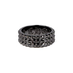 3 Row Spike Ring, Spike Ring, punk ring, rock ring, classy ring, han cholo ring, mens wedding band