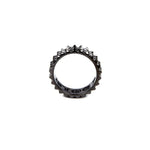 3 Row Spike Ring, Spike Ring, punk ring, rock ring, classy ring, han cholo ring, mens wedding band